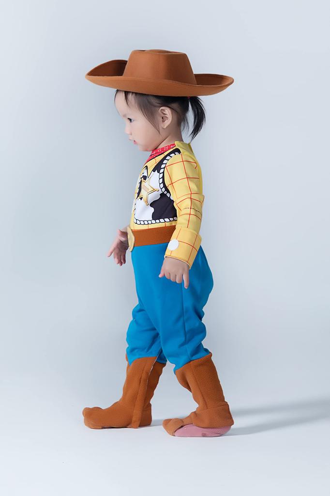 Disguise Costumes Disney Toy Story 4 Woody Cosplay Deluxe Baby Doll, 70-80cm, Yellow, 85609W