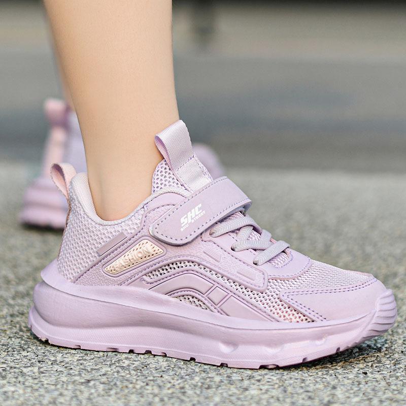 2026 new sports shoes casual mesh breathable shoes medium and large children's non-slip and lightweight running shoes