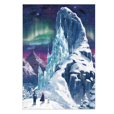 Tenyo 1000 Piece Jigsaw Puzzle Disney Ice Palace (Frozen) [Stained Art] (51.2x73.7cm)