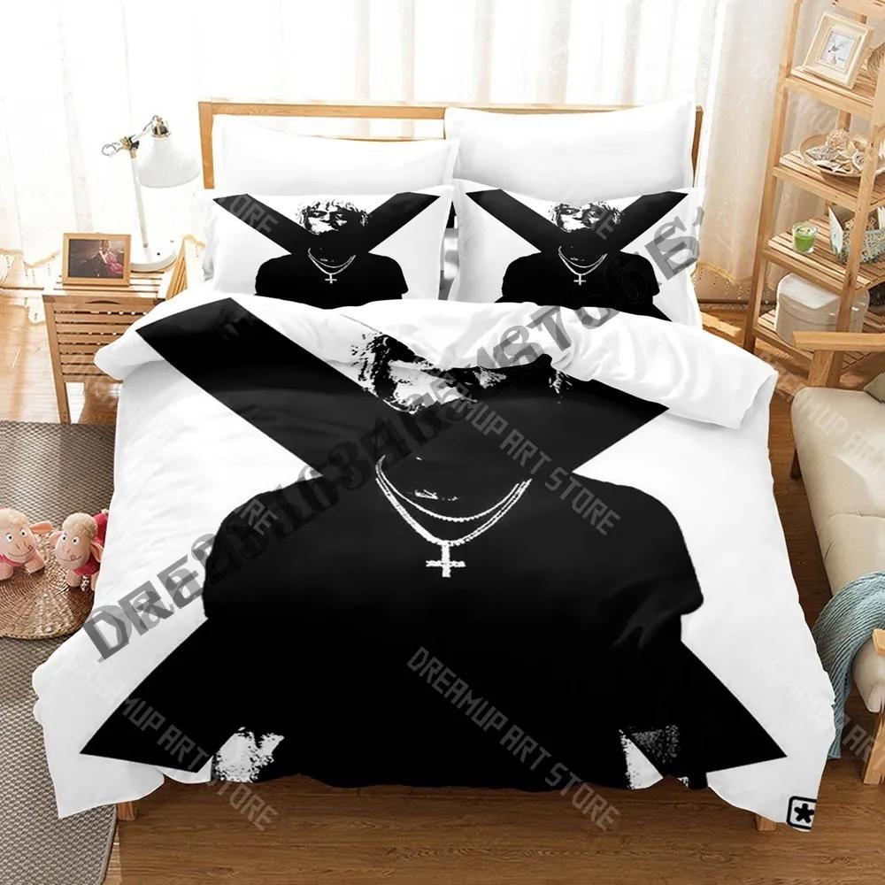 3D Print Ken Carson Bedding Set Single Twin Full Queen King Size Bed Set Adult Kid Bedroom Duvetcover Sets Anime Bed Sheet Set