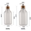 300/500Ml Liquid Soap Dispenser Bathroom Bottles Empty Pump Refillable Bathroom Shampoo Bottles Liquid Container Dispenser