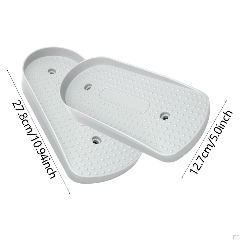 2 Stück Treppensteiger Pedalteile Klettermaschine Fußplatte Fitnessgerät für Übungen