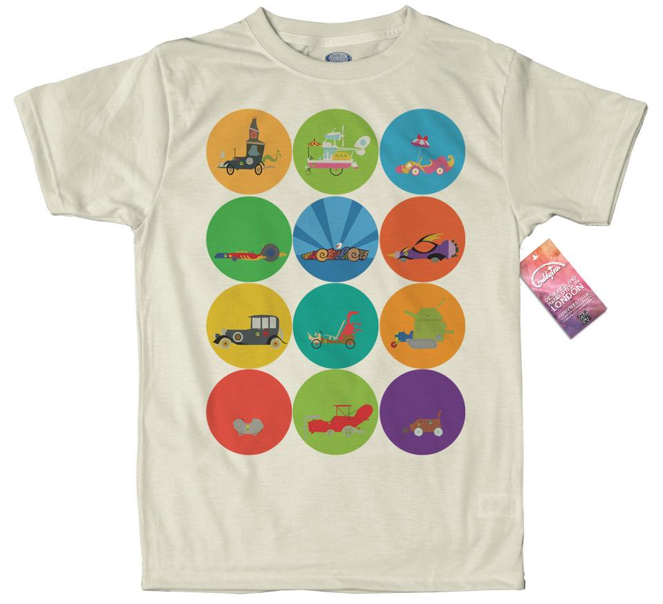The Great Race T Shirt Artwork Wacky Races