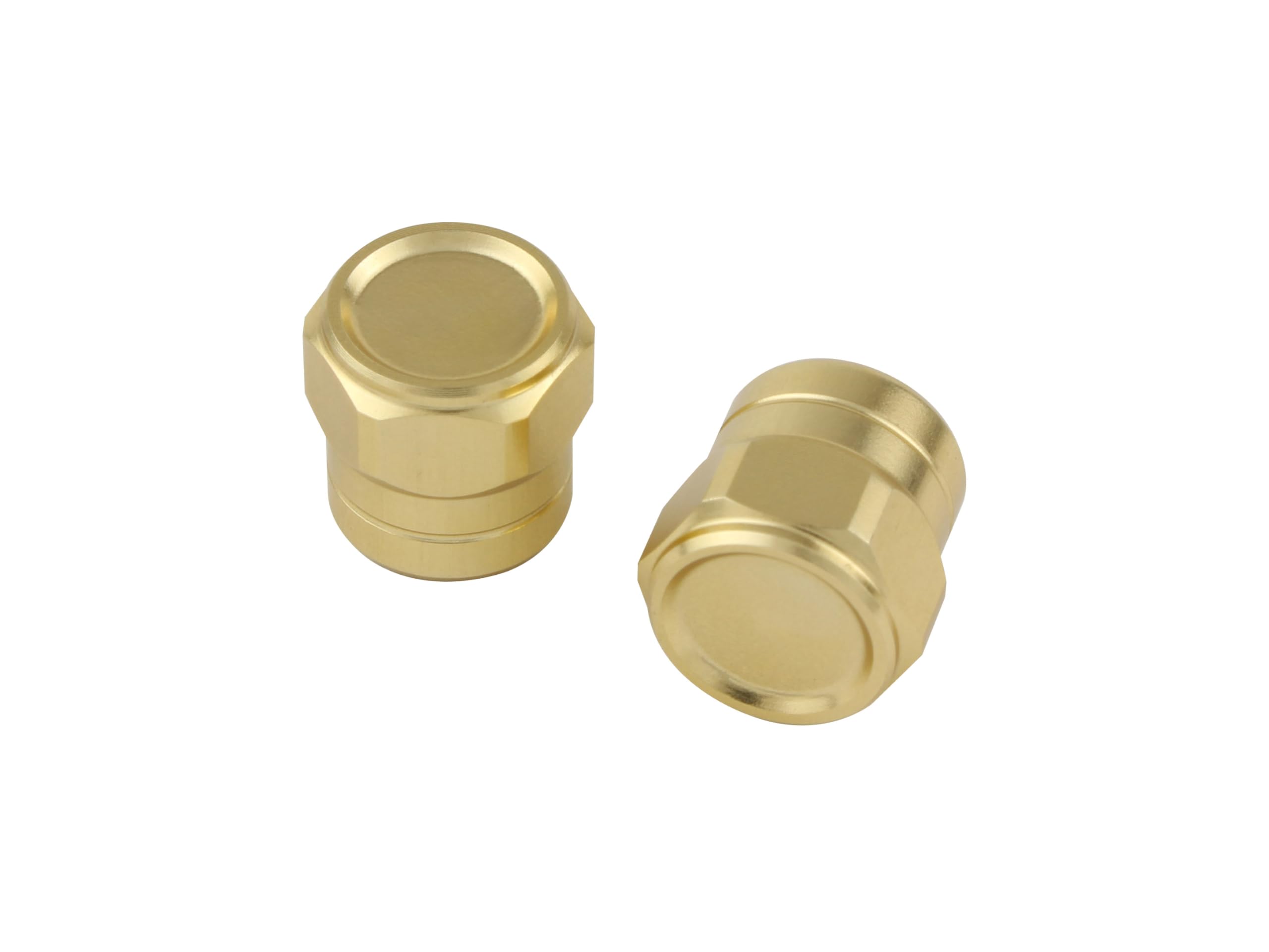 POSH FAITH Motorcycle Supplies Full Billet Air Valve Cap Short золотой