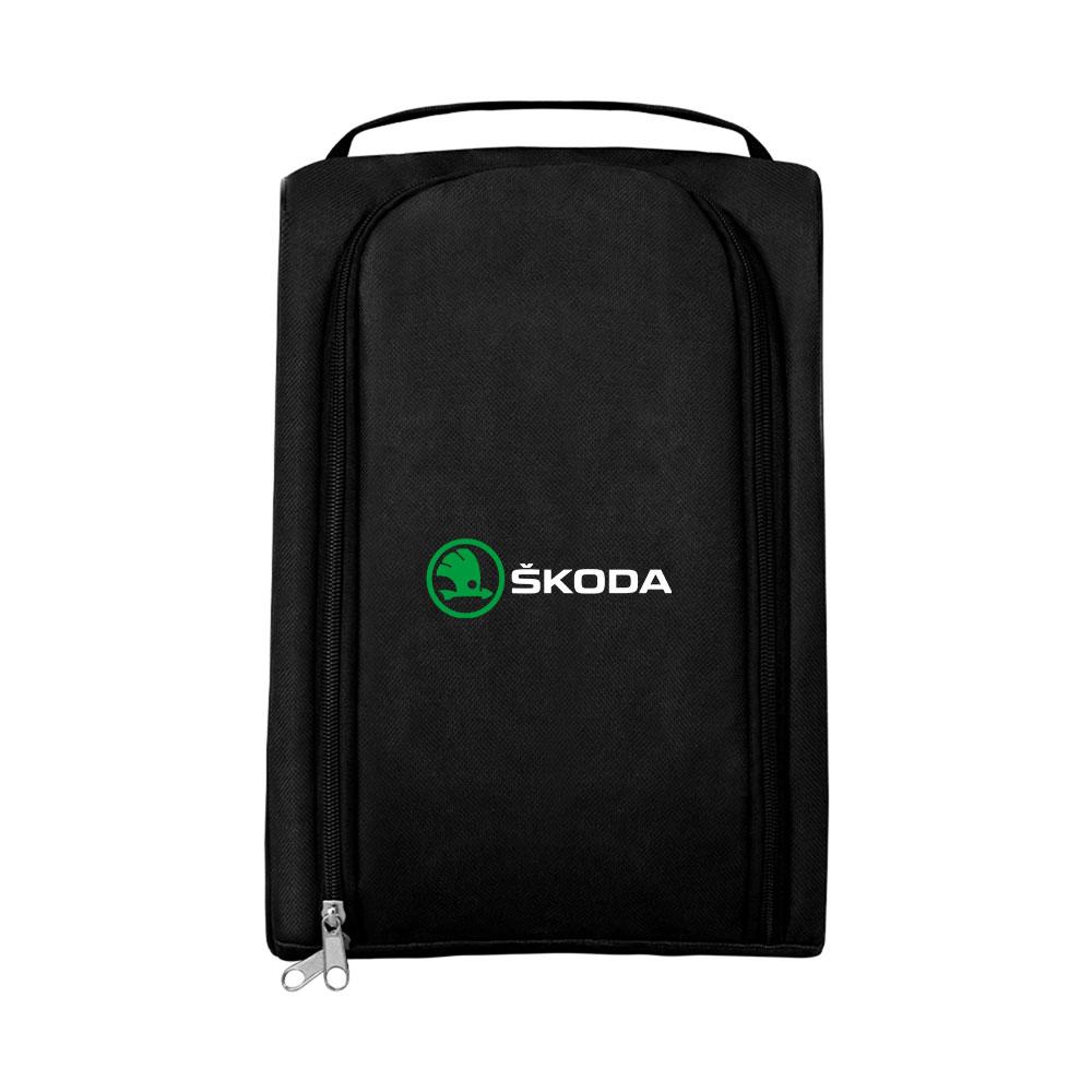 Car Emblem Shoes Organizer Storage Bag Stowing Accessories MV97 Auto Styling For Skoda Octavia VII Superb Rapid Fabia Yeti Kodiaq S