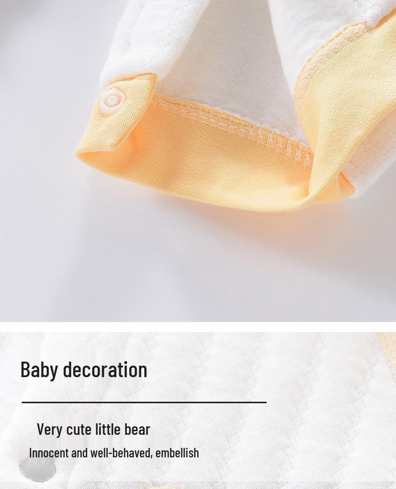 Baby Baumwoll-Strampler: Warmer Frühling/Herbst/Winter Neugeborenen-Pyjama & Krabbelanzug