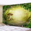 Forest Animals Garden Trees Scenery Tapestry Wall Background Decoration Hanging Cloth Room Living Room Home Decoration