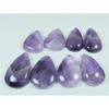 430Cts. Natural Amethyst Lace Agate Pear Cabochon Loose Gemstone 08 Pcs Lot C-3939