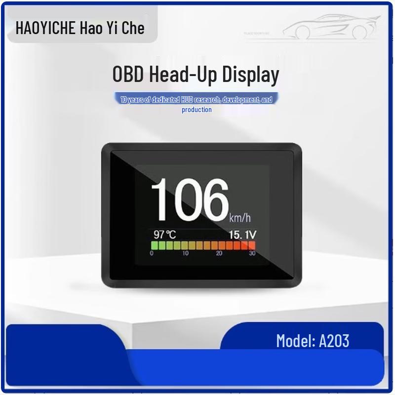 Car HUD Head-Up Display with OBD Diagnostics