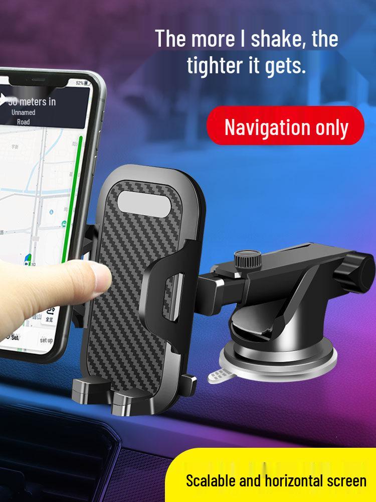 Anti-Shake Suction Cup Phone Mount for Car Navigation (2026 Model) Fast Shipping
