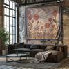 Boho Tapestry Nature Wall Hanging Aesthetic Room Decor Vintage Botanical Wall Art Home Decor Dorm Room Living Room Wall Hanging