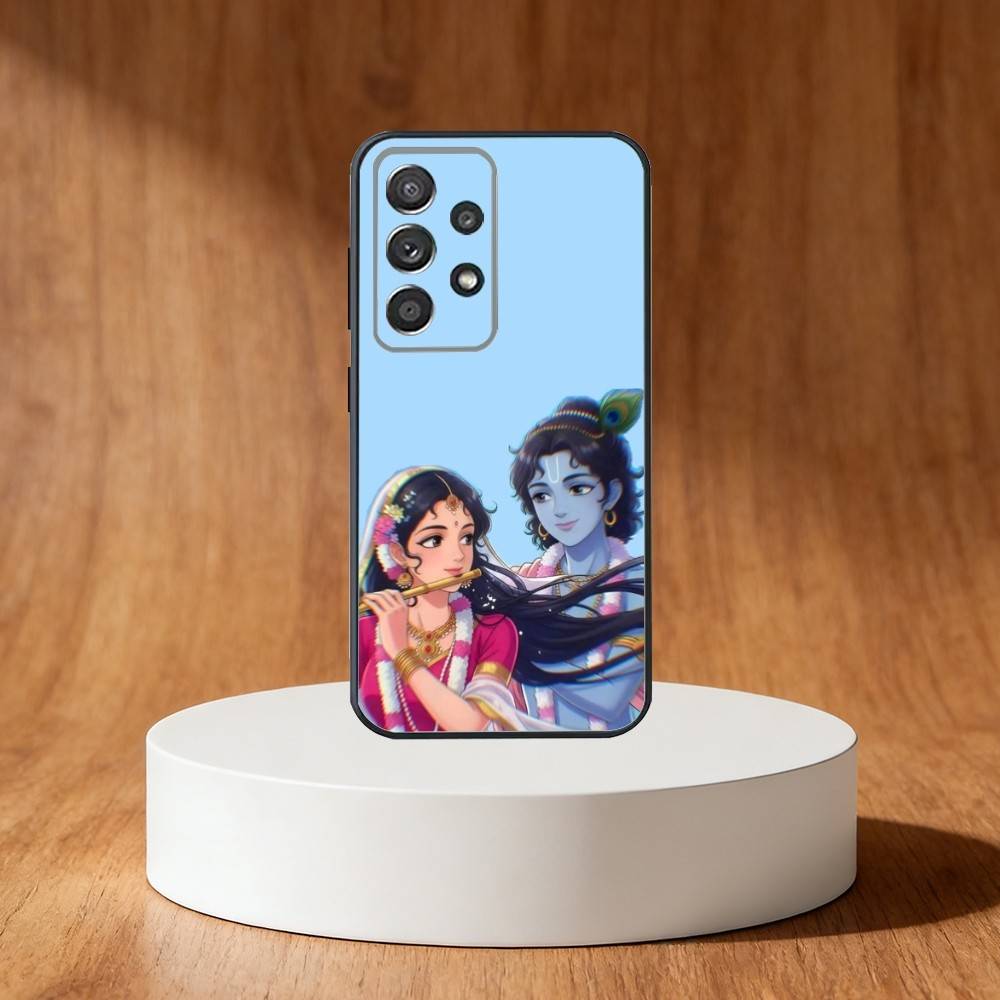 

Indian God Lord Krishna Phone Case For Samsung S25,S24,S21,S22,S23,S30,Ultra,S20,Plus,Fe,Note,10,9,5G Black Cover Samsung S21lite