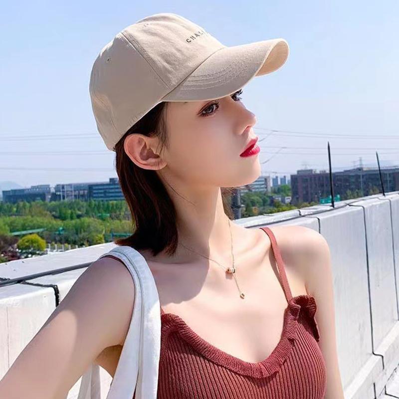 Casual Unisex Letter Cotton Baseball Cap Snapback Sports Outdoor Ponytail Cap Women Men CHALLENGE Hip Hop Hats Streetwear