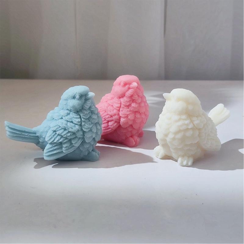 Chocolate Moulds Bird Shaped Baking Molds Fondant Moulds Cake Molds Silicone Material Perfect Gift for DIY Baking Lover