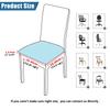 Waterproof Chair Seat Covers Stretch Chair Cover for Dining Room Removable Chair Protector Chair Slipcover for Kitchen Office