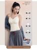 Romantic French Lace Camisole with Chest Pads - Women's Strapless Slimming Top for Spring & Summer