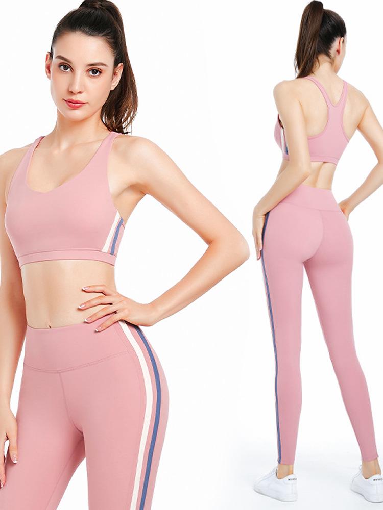 

Женский облегающий быстросохнущий комплект спортивной одежды из двух частей для йоги и бега XXL (Custom, 7-day delivery)