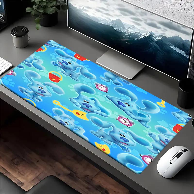 Blue's Clues Theme Mouse Pad, Non Slip Rubber Base, Multifunctional Office & Home Decor, Perfect for Workspace Personalization.