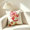 S-Strawberry Shortcake Kids Character Pillow Case Square Double-Sided Sofa Cushion Cover Bedroom Bedside Pillow