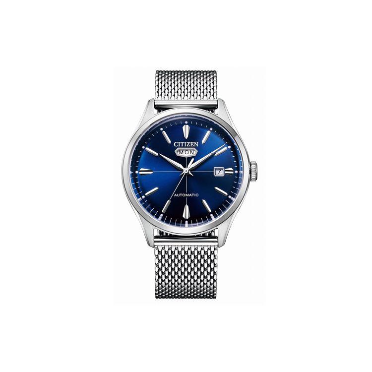 Citizen 50 Meters Waterproof Automatic Mechanical Movement Stainless Steel Watch 40.2mm Blue Dial Unisex watches NH8391-86L Blue Dial