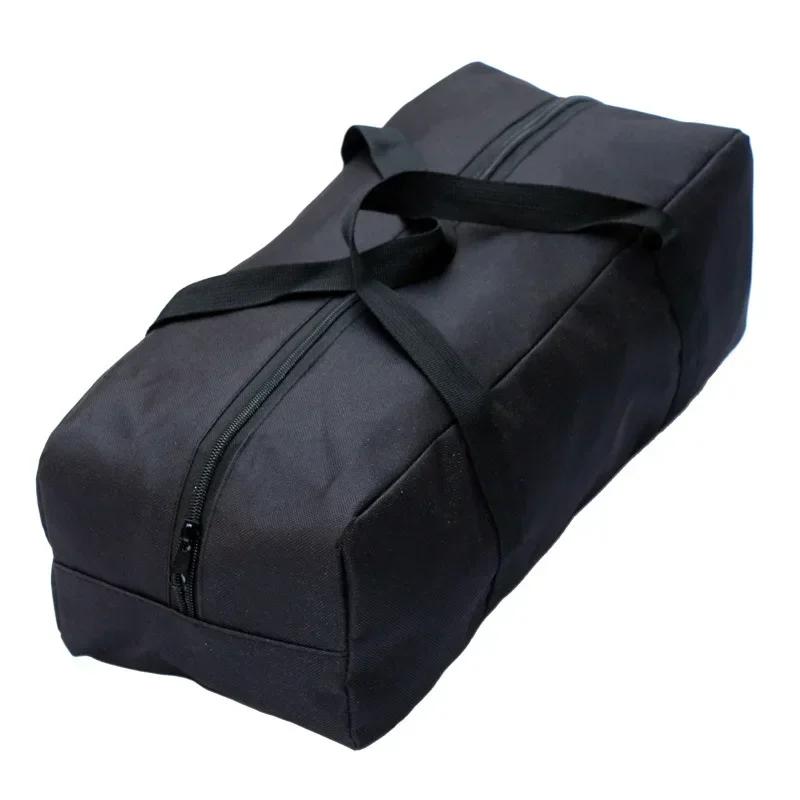 Outdoor Camping Stan Storage Bag 600D Oxford Black Camping Turistika Piknik Nosná taška Rybářský prut Stan Hůl rozšířený a zesílený