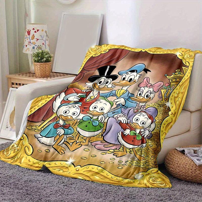 1 pezzo, Paperino (2) Morbida Coperta in Flanella Regalo Perfetto per Camera da Letto, Soggiorno, Viaggio, Campeggio, Auto