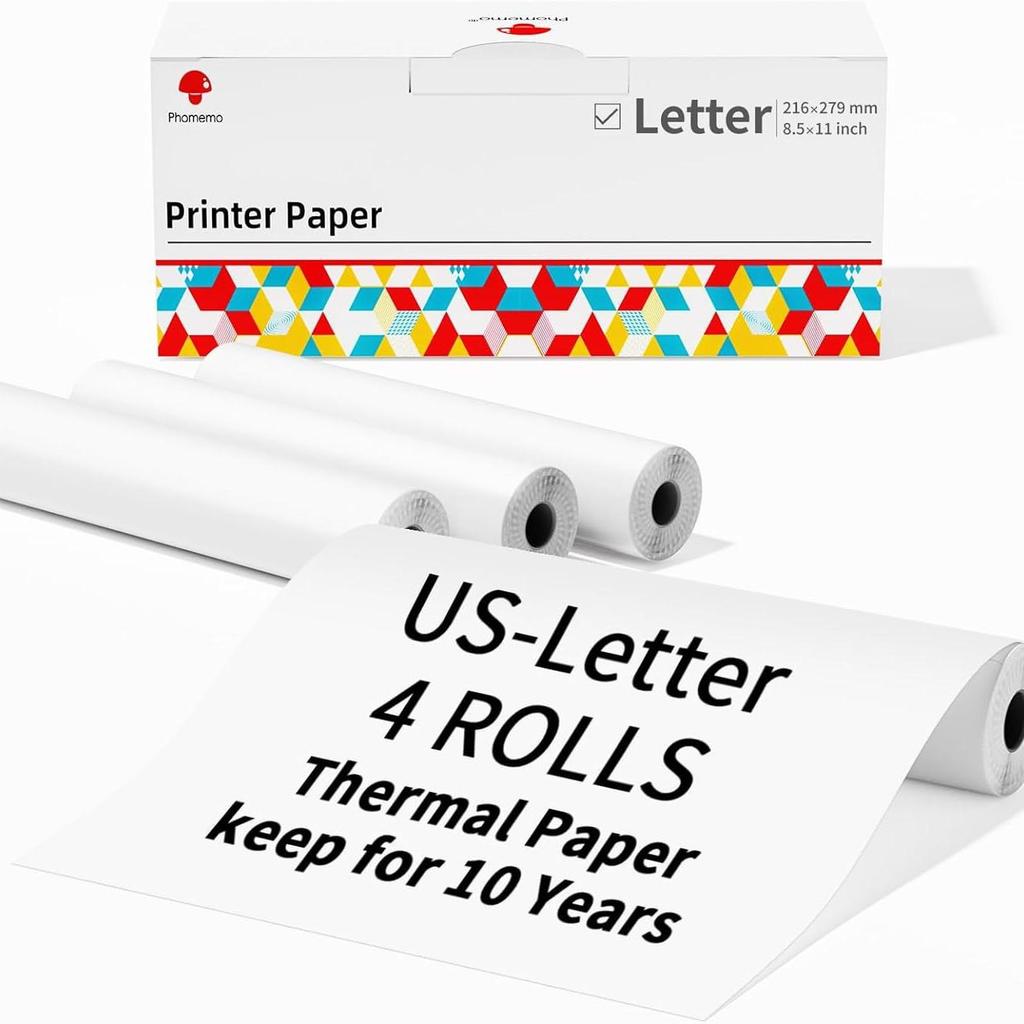 Phomemo Quick-Dry Thermal Tattoo Printing Paper - A4/A5/B5/Letter Sizes
