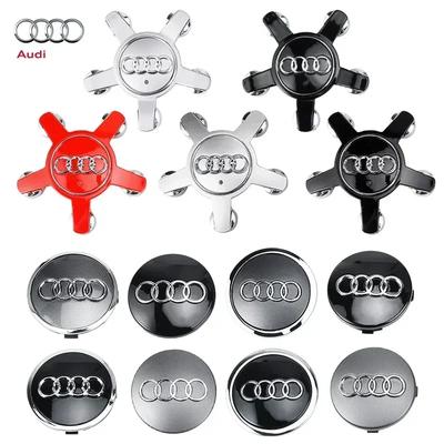 4 pezzi 60mm 61mm 68mm 69mm Styling Auto Coprimozzo Centrale Ruota Coprimozzi Tappo Emblema 4B0601170 per qaz23 A3 A4 A5 A6 A7 A8 S4 S6 Accessori