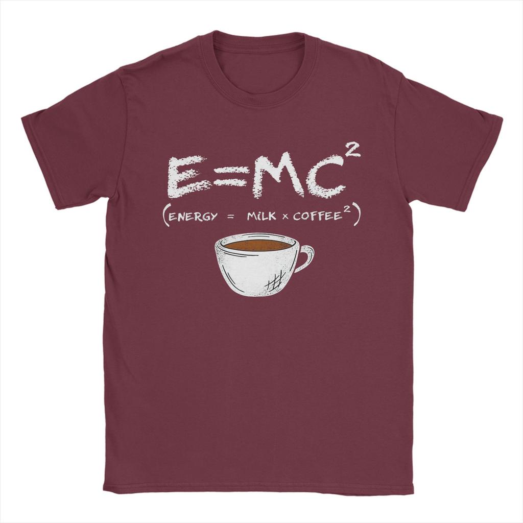 Energymilkcoffee T Shirt Unisexs Cotton Vintage Tshirt Crewneck E Mc2 Tee Shirt Short Sleeve Clothes Party