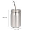 Household 700ml Stainless Steel Cup Outdoor Water Bottle Thermal Mug with Lid Straw