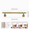 High-end Solid Brass Cabinet Door Handles Cupboard Drawer Cabinet Wardrobe Wine Cabinet Lacquered Pull and Furniture Hardware