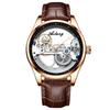 AILANG New Automatic Skeleton Mechanical Watch Men Korean Fashion Waterproof Men's Mechanical Watch