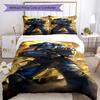 3pcs Warhammer 40K Bedding Set Duvet Cover Closure Includes 1 Duvet Cover & 2 Pillowcases, Soft and Comfortable for All Seasons.