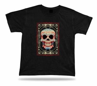 Tshirt Tee Shirt Birthday Gift Idea Floral Sugar Skull Mexican Day of the Dead