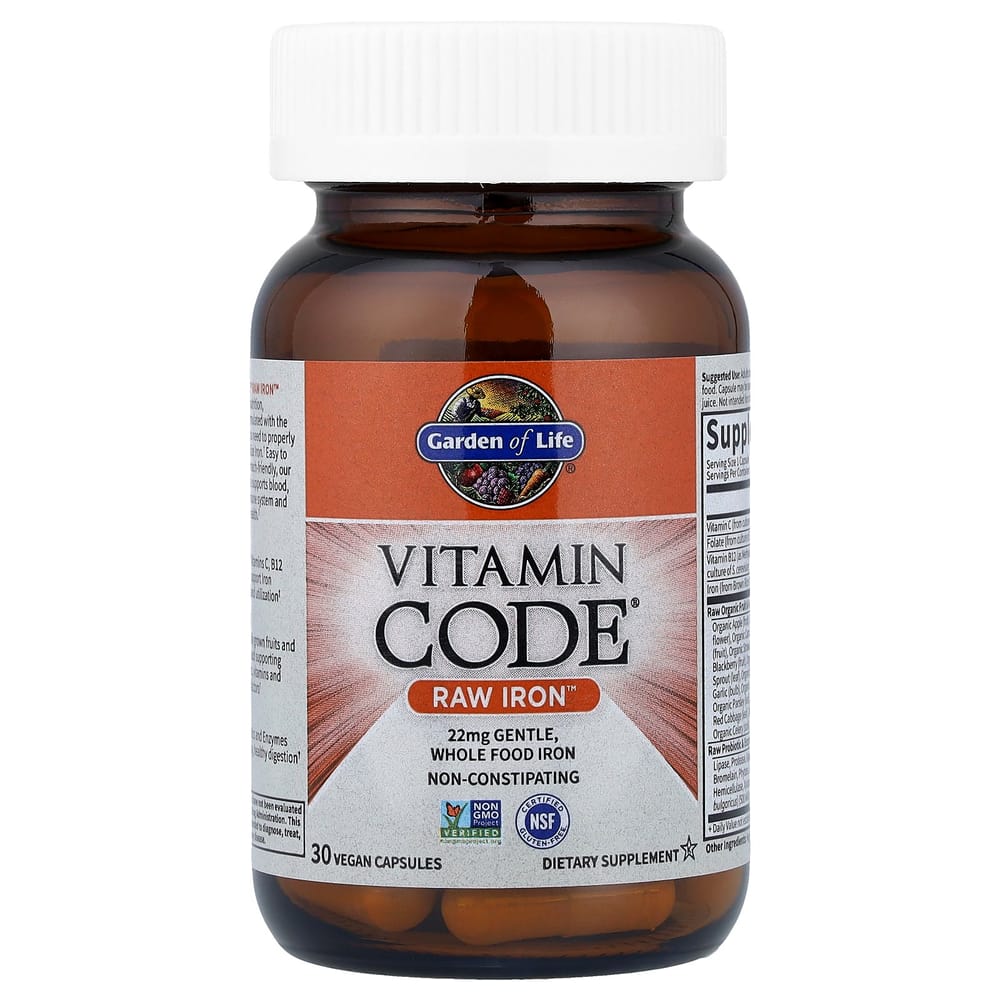 Garden of Life Vitamin Code Raw Zinc Veggie Capsules, 30 Count