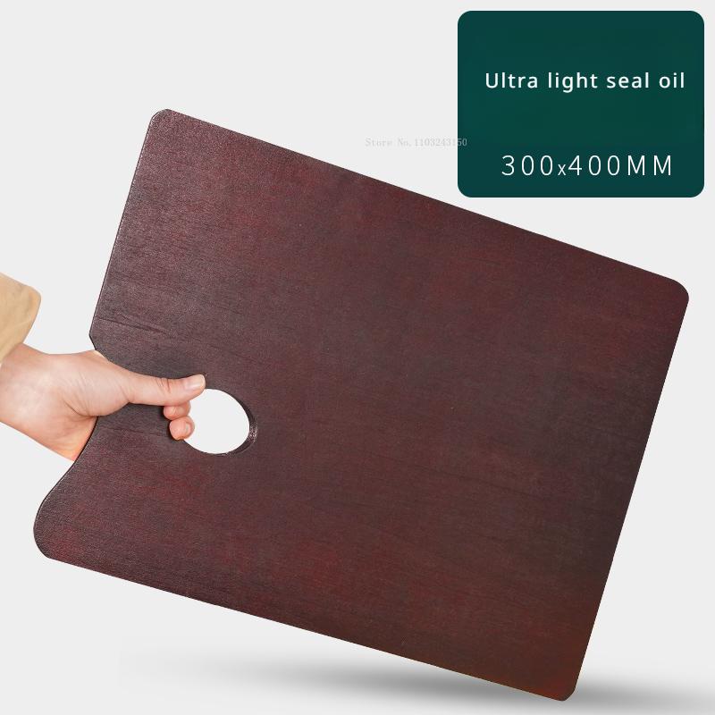 Oval/Square Ultra Light Wood Seal Oil Palette Art Student Specific Tool Watercolor Acrylic Painting Palette Artist Supplies