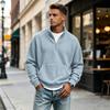 Herren Pullover mit Strickkragen für den lässigen Alltagsgebrauch