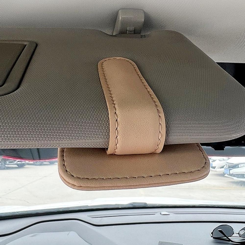 Universal Auto Glasses Clip Portable Sun Visor Storage Bracket Car Sunglasses Holder Car Interior