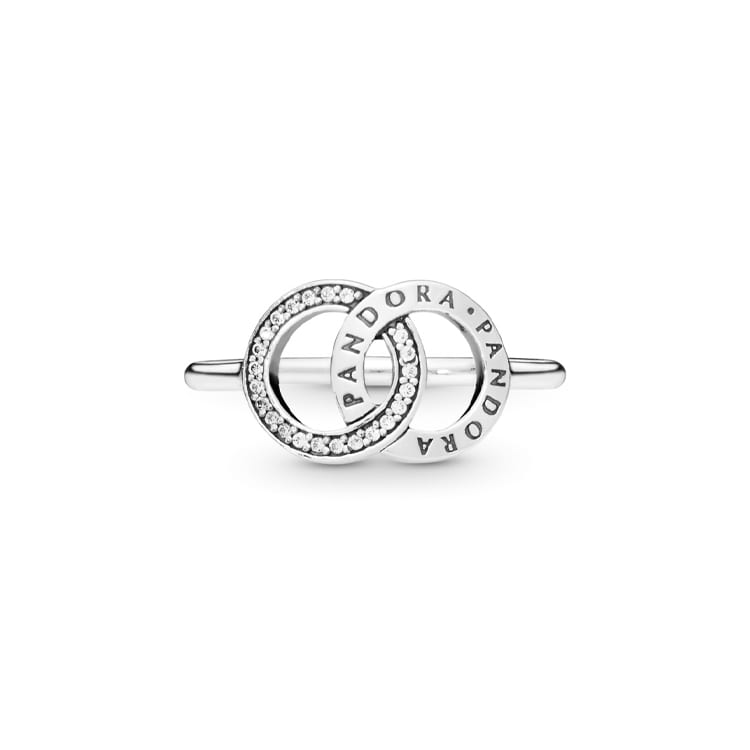 Pandora 925 Sterling Silver Rings Women's Silver 196326CZ
