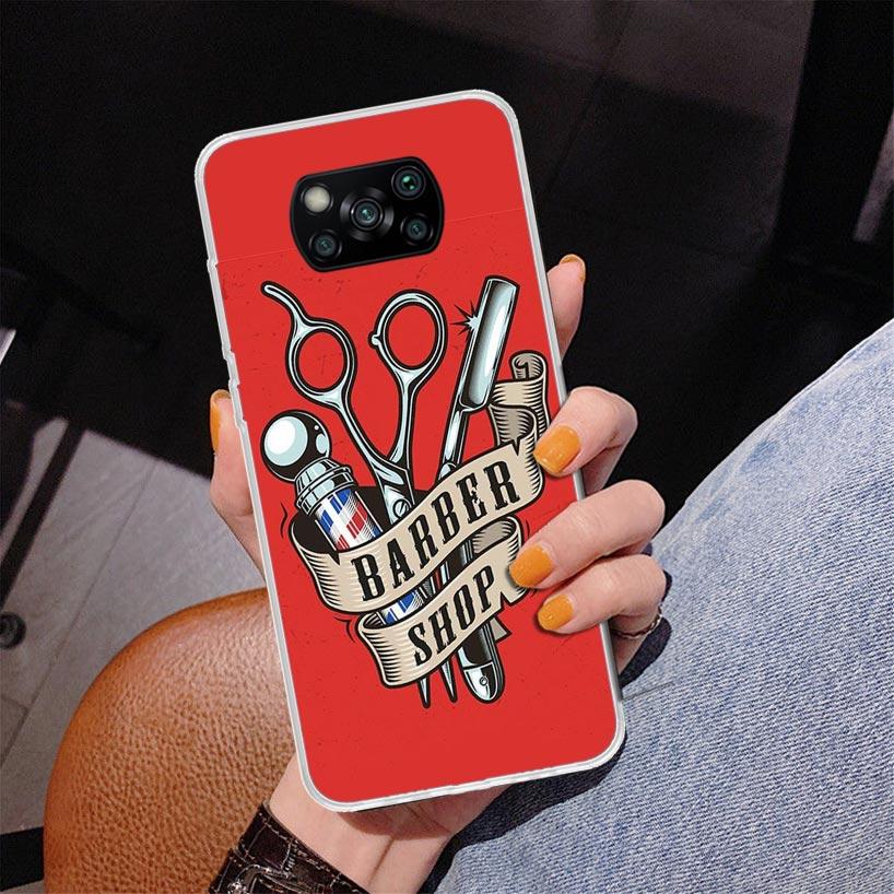 Hair Stylist Scissors Brush Phone Case For Xiaomi Poco X7 X6 X5 Pro F7 Ultra Redmi 15C 15 13C 13 12C 12 10 10A 10C 9 9A 9C 9T Co