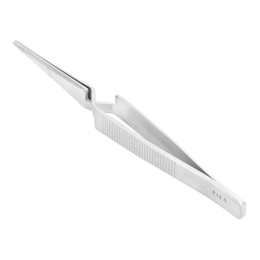 Stainless Steel Tweezers Cross Reverse Repair Tweezers For Photovoltaic Microelectronics