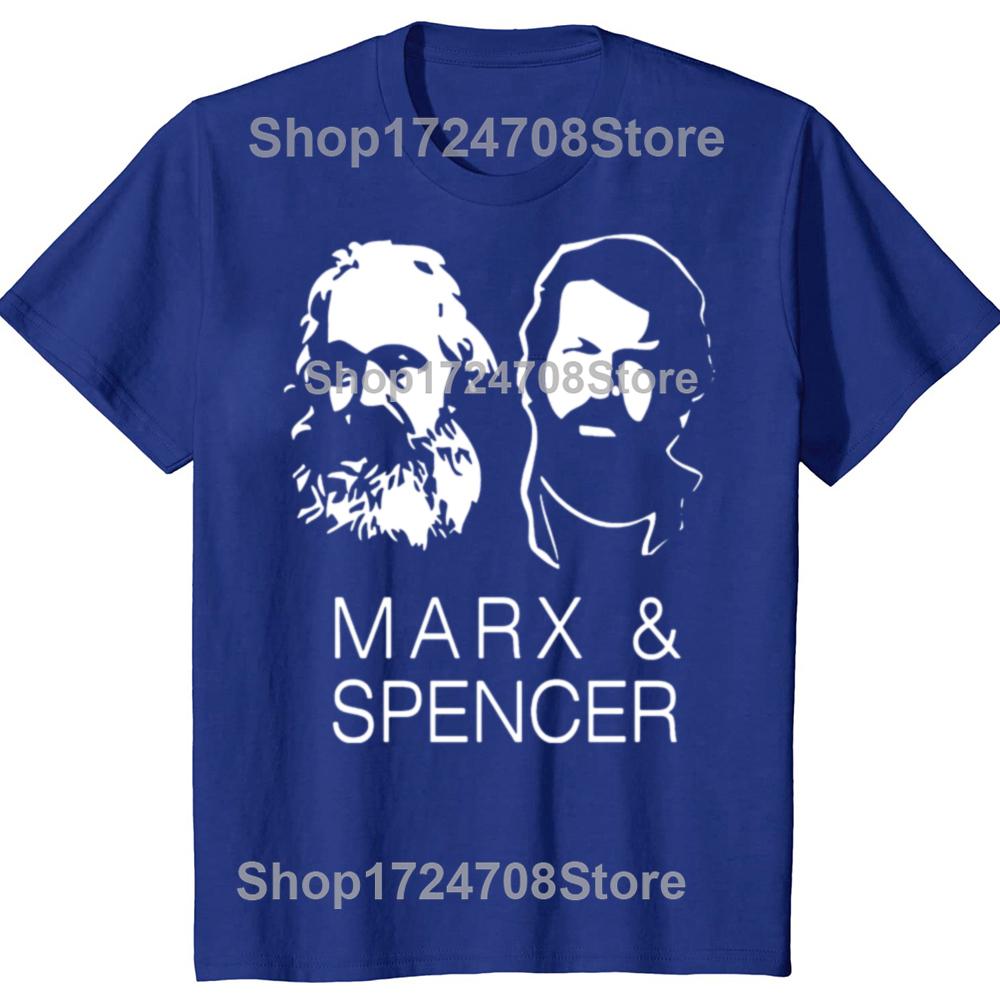 Men Karl Marx Spencer Vintage T Shirts Communist Meme Comfortable Cotton Clothes Funny Short Sleeve Tees Plus Size T-Shirt