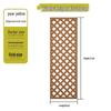 Anti-Corrosion Wood Garden Fence & Climbing Frame for Outdoor Spaces