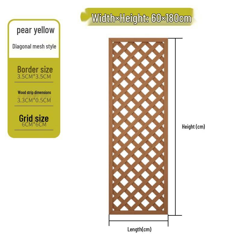 Anti-Corrosion Wood Garden Fence & Climbing Frame for Outdoor Spaces