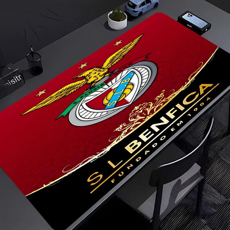 Sport Lisboa e Benfica Mouse Pad - Kaymaz Kauçuk Taban, İş, Oyun, Ofis ve Ev Kullanımı İçin Pürüzsüz Yüzey, Masaüstü Mouse Pad
