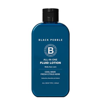 Black Pebble Men's Skin Lotion All-in-One Fluid Lotion Cool Wave 200ml, 1 Piece