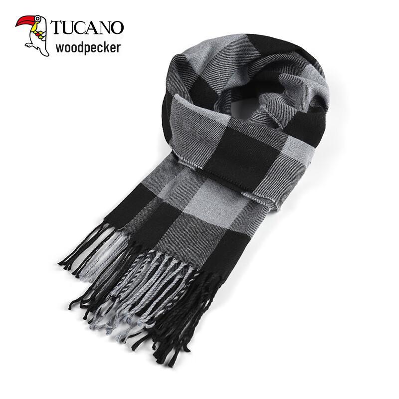 Woodpecker Autumn/Winter Plaid Scarf