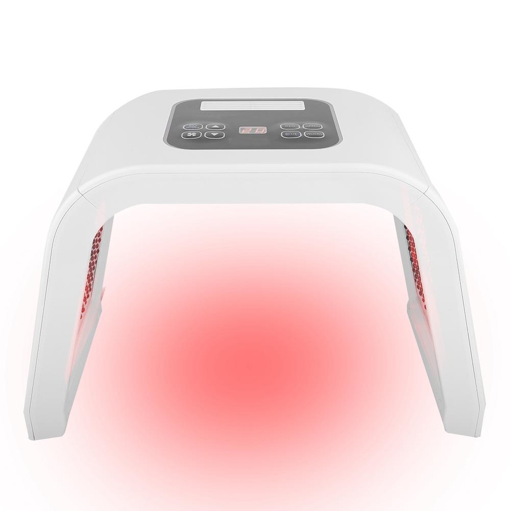 

7 цветов PDT LED Light Beauty Фотодинамическая лампа Лечение акне Машина для омоложения кожи UK Plug