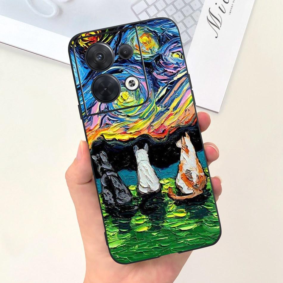For OPPO Reno8 CPH2359 Case Reno8 Pro CPH2357 Reno 8 8Pro 5G Lovely Cartoon Candy Color Soft Silicone TPU Phone Back Cover