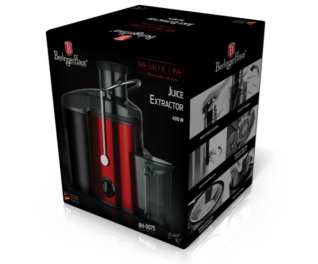 JUICER BERLINGER HAUS BH-9075 BURGUNDY